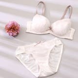 アイボリー | フルールアティラン 3/4カップブラ&ショーツ | palissee