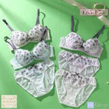 【EFカップ】グラデーションシアーフラワー3/4カップブラ&ショーツ | palissee | 詳細画像1