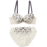 【EFカップ】グラデーションシアーフラワー3/4カップブラ&ショーツ | palissee | 詳細画像12