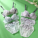 【EFカップ】グラデーションシアーフラワー3/4カップブラ&ショーツ | palissee | 詳細画像15