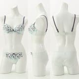 【EFカップ】グラデーションシアーフラワー3/4カップブラ&ショーツ | palissee | 詳細画像4