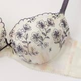 【EFカップ】グラデーションシアーフラワー3/4カップブラ&ショーツ | palissee | 詳細画像5