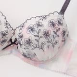 【EFカップ】グラデーションシアーフラワー3/4カップブラ&ショーツ | palissee | 詳細画像6