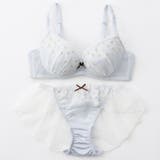 【EFカップ】ミニョンフルール３/４カップブラ＆バックレースフレアショーツ  | palissee | 詳細画像16 