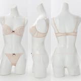 【EFカップ】ミニョンフルール３/４カップブラ＆バックレースフレアショーツ  | palissee | 詳細画像5 