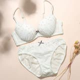 ミント | 【EFカップ】ミニョンフルール３/４カップブラ＆ショーツ  | palissee