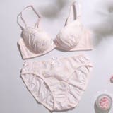 ピンク | 【EFカップ】フルーレット３/４カップブラ＆ショーツ  | palissee