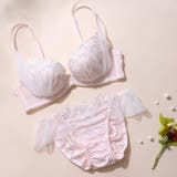 ピンク | ミモザブーケ3/4カップブラ&ショーツ | palissee