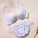 パープル | ミモザブーケ3/4カップブラ&ショーツ | palissee