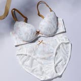 アイボリー | 【EFカップ】フローラレーシー3/4カップブラ&ショーツ | palissee