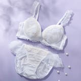 サックス | ミニョンプリンセス3/4カップブラ&ショーツ | palissee