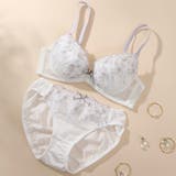 オフホワイト | コフレフルール3/4カップブラ&ショーツ | palissee