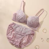 ピンク | コフレフルール3/4カップブラ&ショーツ | palissee