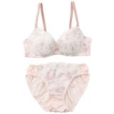 アンティークフラワープリント３/４カップブラ＆ショーツ  | palissee | 詳細画像13 