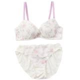 【EFカップ】アンティークフラワープリント３/４カップブラ＆ショーツ  | palissee | 詳細画像12 