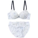 【EFカップ】アンティークフラワープリント３/４カップブラ＆ショーツ  | palissee | 詳細画像14 