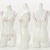 【EFカップ】アンティークフラワープリント３/４カップブラ＆ショーツ  | palissee | 詳細画像2 