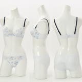 【EFカップ】アンティークフラワープリント３/４カップブラ＆ショーツ  | palissee | 詳細画像4 