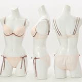 3wayストラップフラワーレース3/4カップブラ&ショーツ | palissee | 詳細画像3