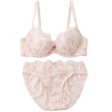 【EFカップ】ロマンティックローズプリント３/４カップブラ＆ショーツ  | palissee | 詳細画像13 