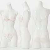 【EFカップ】ロマンティックローズプリント３/４カップブラ＆ショーツ  | palissee | 詳細画像2 