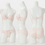 【EFカップ】ロマンティックローズプリント３/４カップブラ＆ショーツ  | palissee | 詳細画像3 