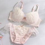 フラワーアンジュ３/４カップブラ＆ショーツ  | palissee | 詳細画像3 