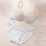 アイボリー | 【EFカップ】アティランフルール3/4カップブラ&ショーツ | palissee