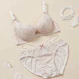 ピンク | 【EFカップ】クレールブーケ３/４カップブラ＆ショーツ  | palissee