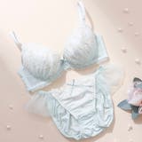 ミント | フレンチガーリー3/4カップブラ&ショーツ | palissee