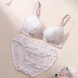 ピンク | フェデフルール３/４カップブラ＆ショーツ  | palissee