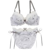【EFカップ】クラシカルガーリー3/4カップブラ&バックレースフレアショーツ | palissee | 詳細画像16