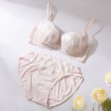 ピンク | アザレアラメレース３/４カップブラ＆ショーツ  | palissee