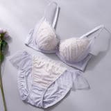 パープル | 【EFカップ】リュミエール3/4カップブラ&ショーツ | palissee