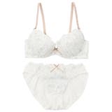 ロマンスフルール3/4カップブラ&バックレースフレアショーツ | palissee | 詳細画像15