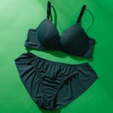 カーキ | 【EFカップ】華奢Tブラ&ショーツ | palissee