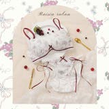 ワイン | 【EFカップ】レザンリュバン3/4カップブラ&ショーツ | palissee