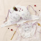 パープル | 【EFカップ】レザンリュバン3/4カップブラ&ショーツ | palissee