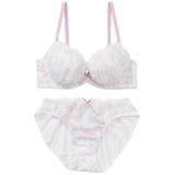 【EFカップ】ペールフローラル３/４カップブラ＆ショーツ  | palissee | 詳細画像17 