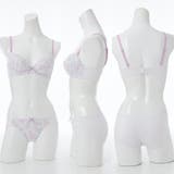 【EFカップ】ペールフローラル３/４カップブラ＆ショーツ  | palissee | 詳細画像4 