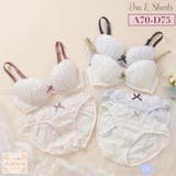 フルーロンレース3/4カップブラ&ショーツ | palissee | 詳細画像1