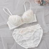 オフホワイト | クレールフローラル３/４カップブラ＆ショーツ  | palissee