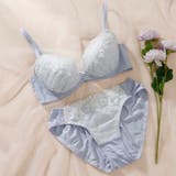 サックス | メルティフルール3/4カップブラ&ショーツ | palissee