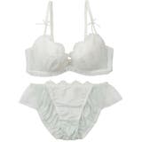 【EFカップ】フリルスカラップ３/４カップブラ＆ショーツ  | palissee | 詳細画像16 