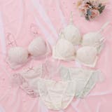 【EFカップ】フリルスカラップ３/４カップブラ＆ショーツ  | palissee | 詳細画像17 