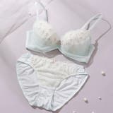 ミント | シュシュフルール３/４カップブラ＆ショーツ  | palissee