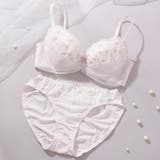 パープル | 【EFカップ】シュシュフルール3/4カップブラ&ショーツ | palissee