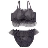 【EFカップ】girly frill tulle3/4カップブラ&ショーツ | palissee | 詳細画像16