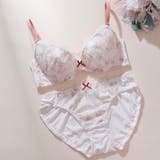 ピンク | 【EFカップ】アムールフルール３/４カップブラ＆ショーツ  | palissee