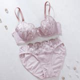 ピンク | アーチブロッサム3/4カップブラ&ショーツ | palissee